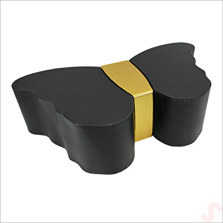 Kelebek Kutu, 33 x 18 x 9 cm - Siyah, 1 Adet