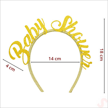 Baby Shower Taç - Altın