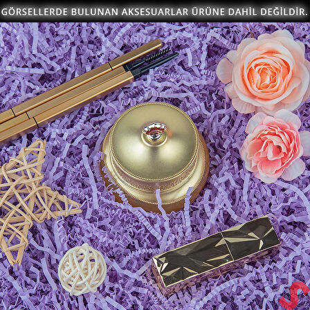 Zikzak Kırpıntı Kağıt Paketleme Dolgu Malzemesi, 50 gr - Mor