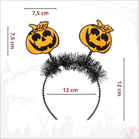 Halloween Canavar Bal Kabağı Taç