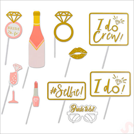 Bride To Be Konuşma Balonu Seti, 10 Parça