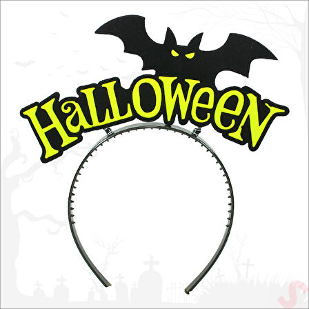 Halloween Yarasa Taç - Sarı