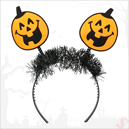 Halloween Gülenyüz Bal Kabağı Taç
