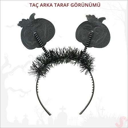 Halloween Gülenyüz Bal Kabağı Taç