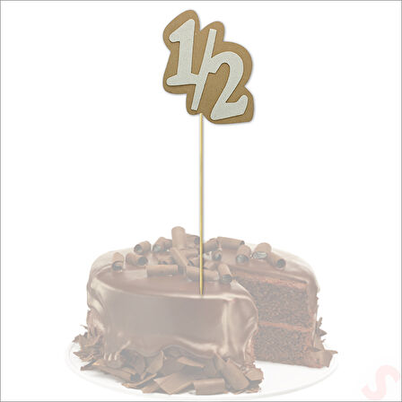 1/2 Simli Evalı Kraft Pasta SüSü, 38cm x 15cm