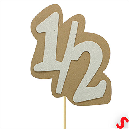 1/2 Simli Evalı Kraft Pasta SüSü, 38cm x 15cm