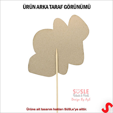 1/2 Simli Evalı Kraft Pasta SüSü, 38cm x 15cm