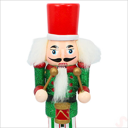 Kurşun Asker, Ahşap Fındıkkıran 18cm - Davulcu