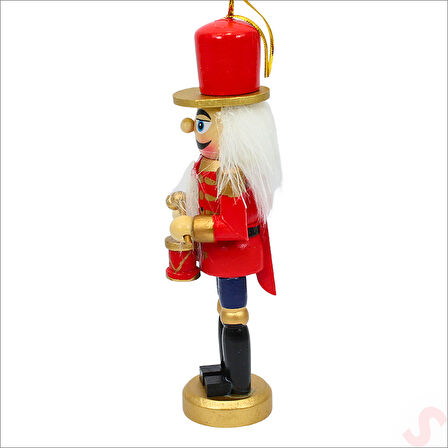 Kurşun Asker, Ahşap Fındıkkıran 13cm - Davulcu