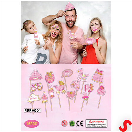 Baby Girl Konuşma Balonu Seti, 15 Parça