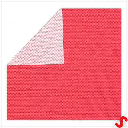 Kırmızı Peçete - 33cm x 33cm - 20 Adet