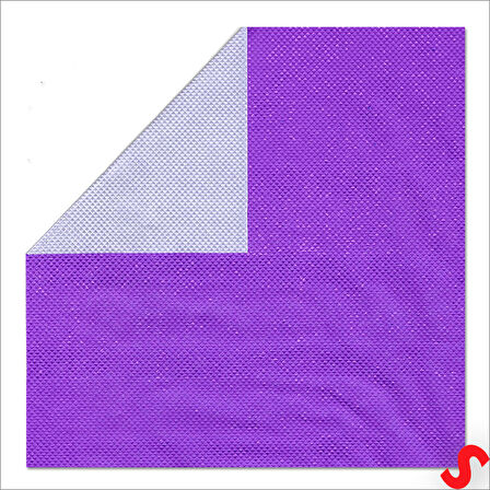 Mor Peçete - 33cm x 33cm - 20 Adet