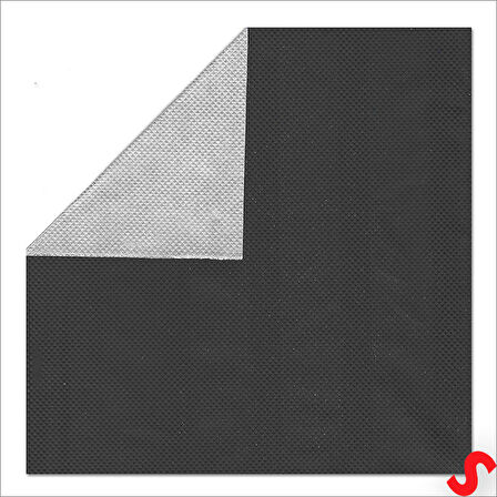 Siyah Peçete - 33cm x 33cm - 20 Adet