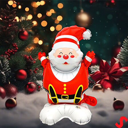 Noel Baba Folyo Balon 59cm x 35cm