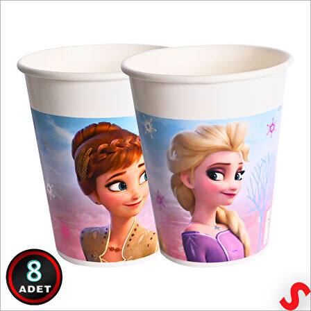 Frozen 2 Wind Spirit Karton Bardak - 8 Adet