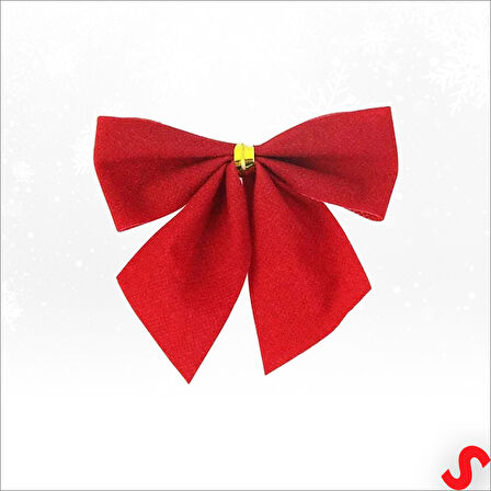 Yılbaşı Kadife Fiyonk SüS, 5,5 cm x 12 Adet