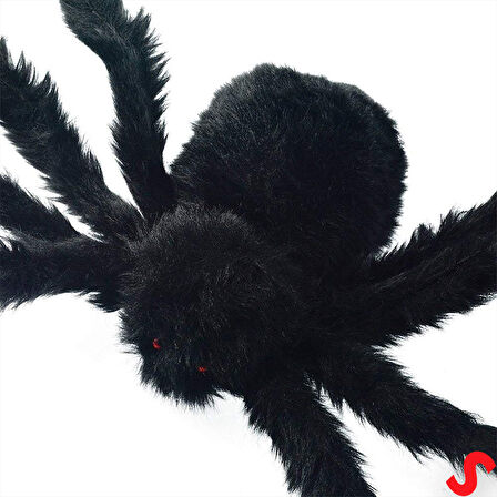 Tüylü Pelüş Örümcek, 20 cm
