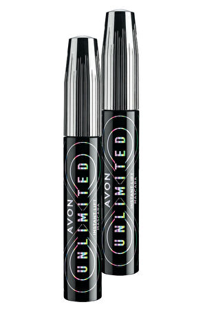 Avon Unlimited Kirpiklere Kalkık Görünüm Veren Maskara 10 Ml. Blackest Black İkili Set