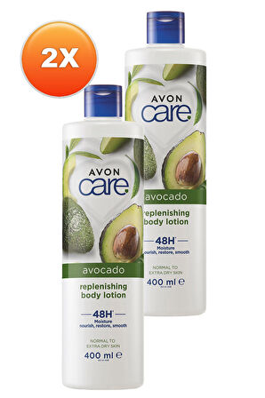 Avon Care Kuru Ciltler İçin Avokado Özlü Vücut Losyonu 400 Ml. İkili Set