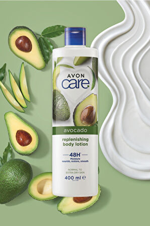 Avon Care Kuru Ciltler İçin Avokado Özlü Vücut Losyonu 400 Ml. İkili Set