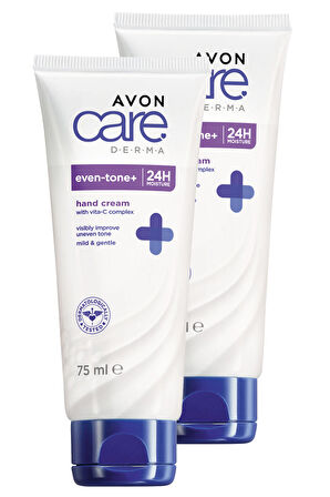 Avon Care Derma Even Tone + Brightening El Kremi 75 Ml. İkili Set