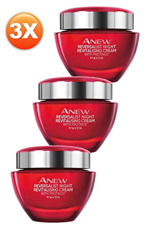 Avon Anew Reversalist Yenileyici Gece Kremi 50 Ml. Üçlü Set