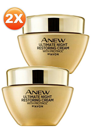 Avon Anew Ultimate Multi-Performance Gece Kremi 50 Ml. İkili Set