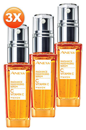 Avon Anew Vitamin C Canlandırıcı Serum 30 Ml. Üçlü Set