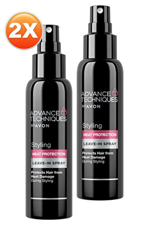 Avon Advance Techniques Saçları Isı Etkilerinden Korumaya Yardımcı Sprey 100 Ml. İkili Set