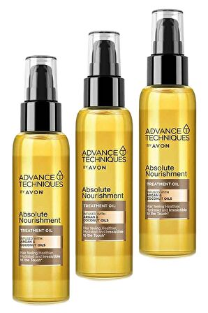 Avon Advance Techniques Absolute Norishment Treatment Oil 100 Ml. Üçlü Set