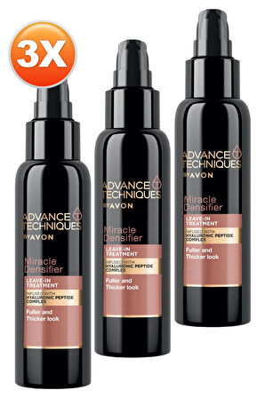 Avon Advance Techniques Miracle Densifier Leave-In Treatment 100 Ml. Üçlü Set