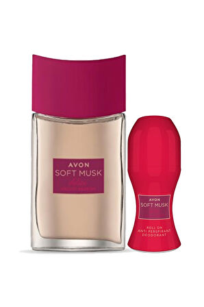 Avon Soft Musk Delice Velvet Berries Kadın Parfüm ve Rollon Paketi