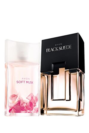 Avon Black Suede Erkek Parfüm ve Soft Musk Kadın Parfüm Paketi