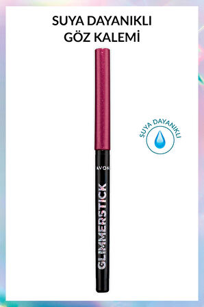 Avon Glimmersticks Pırıltılı Asansörlü Suya Dayanıklı Göz Kalemi Fuchsia