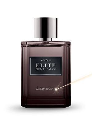 Avon Canım Babam Yazılı Elite Gentleman Parfüm Hediye Kutulu Paket