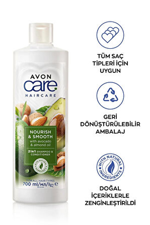 Avon Care HairCare Beşli Şampuan ve Saç Bakım Kremi Paketi