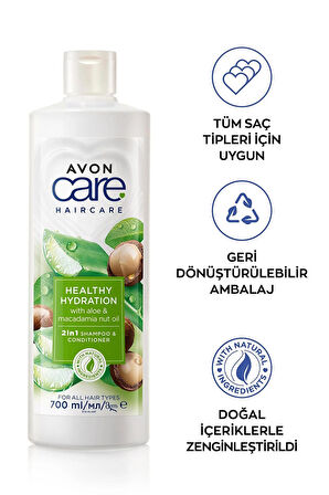 Avon Care HairCare Beşli Şampuan ve Saç Bakım Kremi Paketi