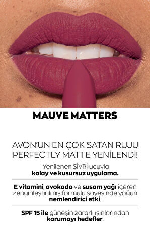 Avon Ultra Mat Ruj Mauve Matters ve Glimmerstick Dudak Kalemi Pink Bouquet Paketi