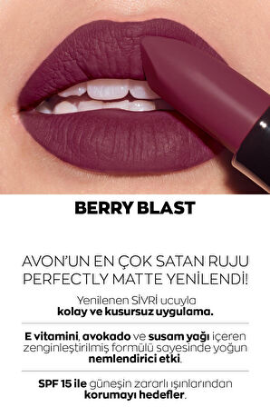 Avon Ultra Mat Ruj Berry Blast ve Glimmerstick Dudak Kalemi Chery Jubilee Paketi