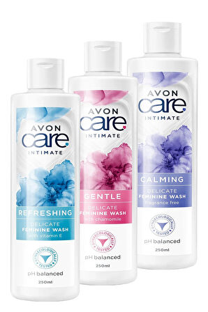 Avon Care Intimate Calming, Gentle ve Refreshing Dış Genital Bölge Temizleyici Paketi