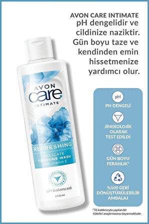 Avon Care Intimate Calming, Gentle ve Refreshing Dış Genital Bölge Temizleyici Paketi