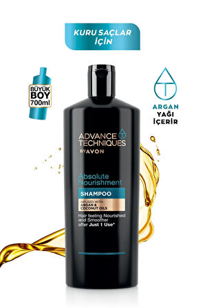 Avon Advance Techniques Argan Yağı İçeren Şampuan Saç Kremi ve Saç Serum Paketi