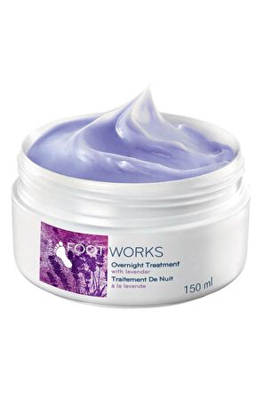 Avon Foot Works Lavanta Özlü Gece Ayak Kremi Ayak Spreyi ve Ayak Törpüsü Paketi