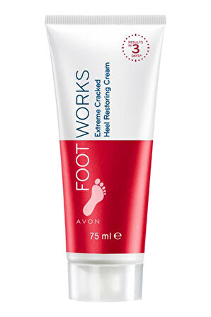 Avon Foot Works Ayaklar için Nemlendirici, Onarıcı ve Arındırıcı Ayak Kremi Paketi