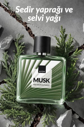 Avon Musk Metropolitano Erkek Parfüm ve Rollon Paketi