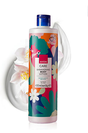 Avon Care Shimmering Gliserin İçeren Yasemin Kokulu Vücut Losyonu 400 Ml. İkili Set