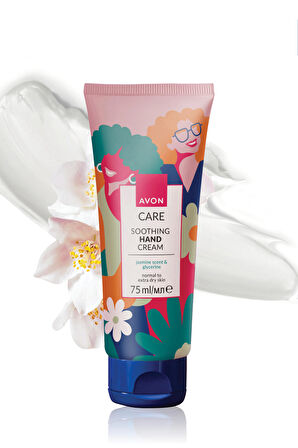 Avon Care Shimmering Gliserin İçeren Yasemin Kokulu El Kremi 75 Ml. Üçlü Set