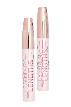 Avon Legendary Lengths Hacim ve Uzunluk Veren Siyah Maskara 10 Ml. İkili Set