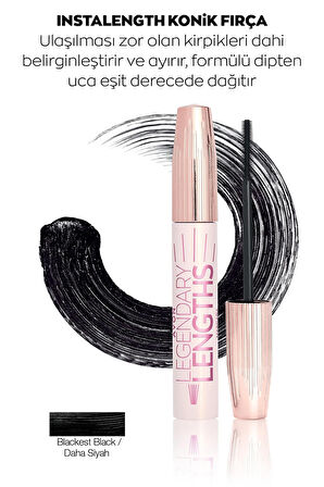 Avon Legendary Lengths Hacim ve Uzunluk Veren Siyah Maskara 10 Ml. İkili Set