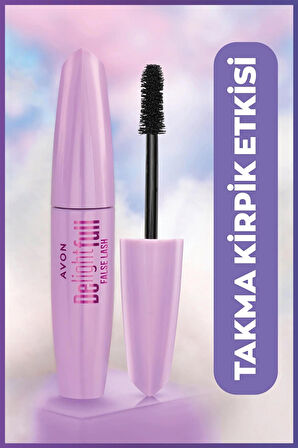 Avon Delightfull False Lash Maskara 10 Ml. Blackest Black İkili Set